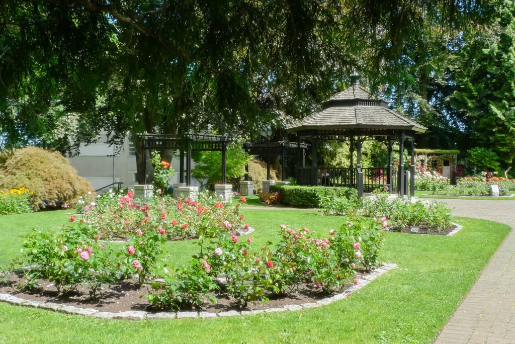 Queen’s Park in New Westminster with walking trails and green space