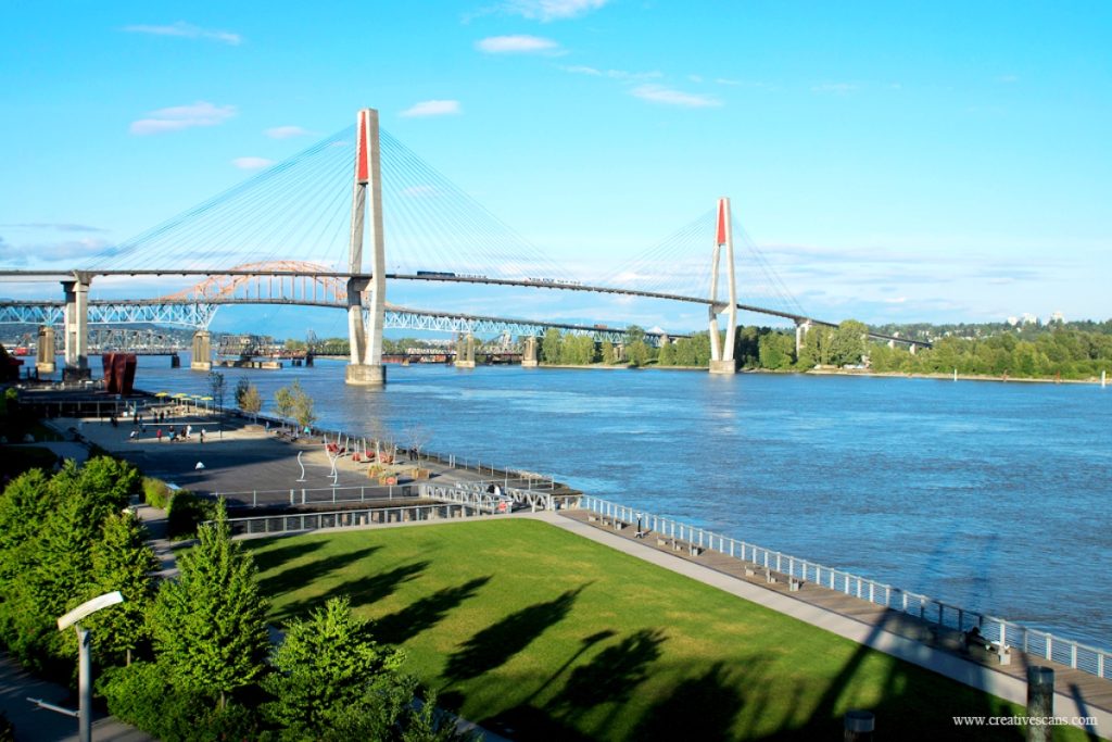 SkyTrain stations connecting Burnaby and New Westminster, showing access and affordability differences between the two cities
