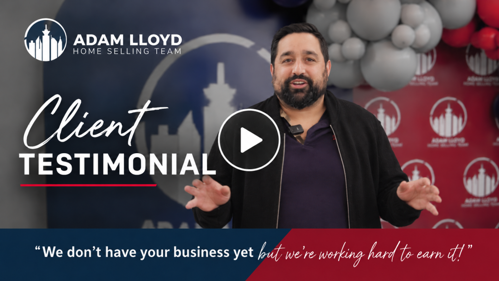 Client testimonial video for the Adam Lloyd Home Selling Team